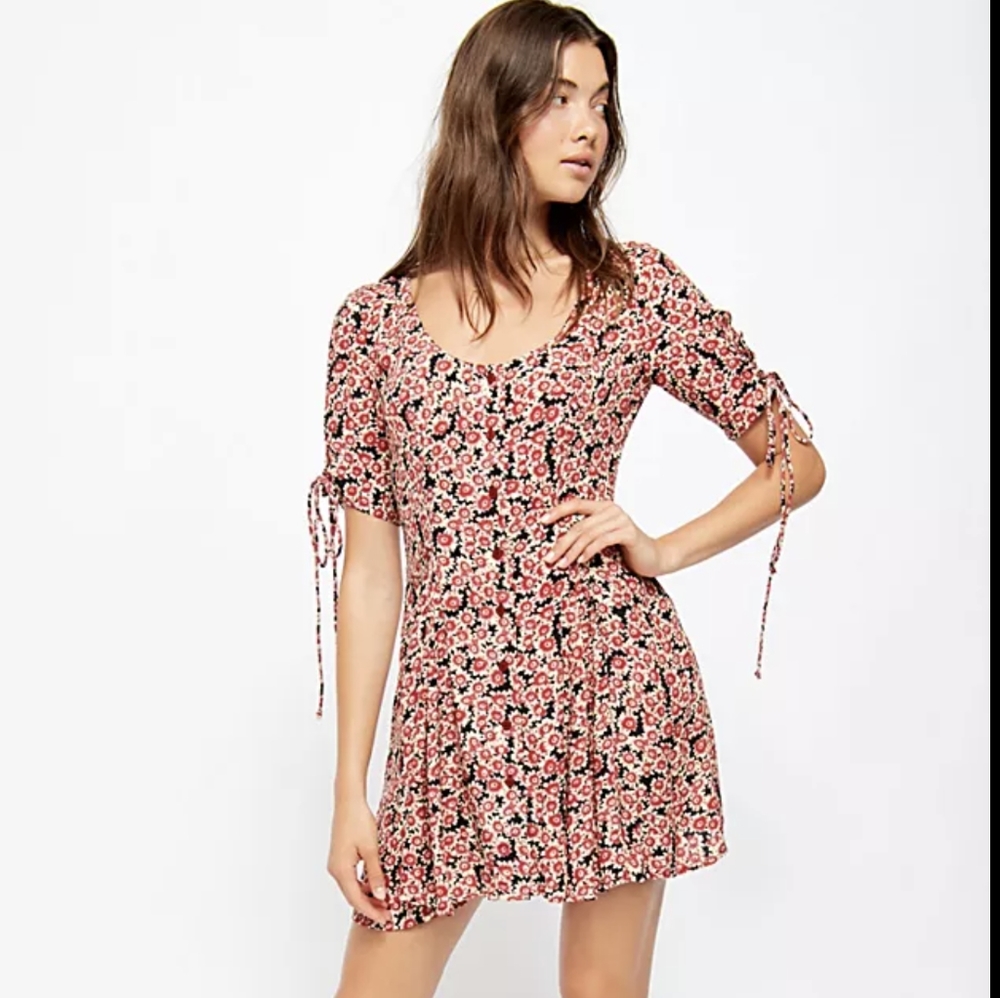 Free people button dress